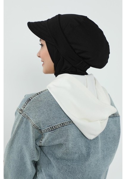 Çıkarılabilir Siperlikli Bone,türban,b-82
