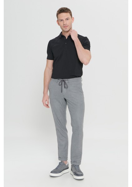 Comfort Fit Rahat Kesim Yan Cepli Desenli Beli Lastikli Pantolon fırsatları