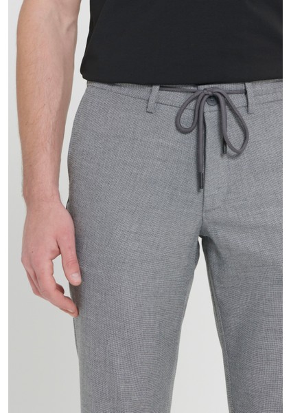 Comfort Fit Rahat Kesim Yan Cepli Desenli Beli Lastikli Pantolon indirimleri