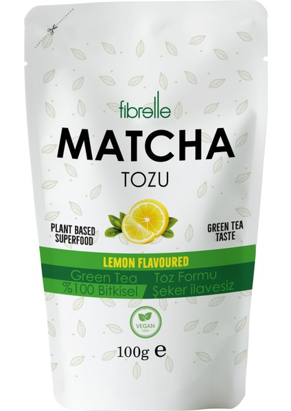 Matcha Limon Aromalı 100G