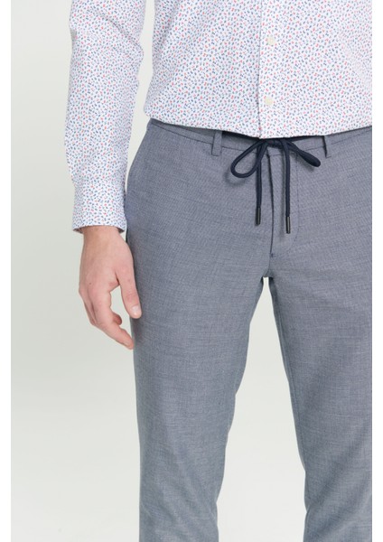 Comfort Fit Rahat Kesim Yan Cepli Desenli Beli Lastikli Pantolon fırsatları