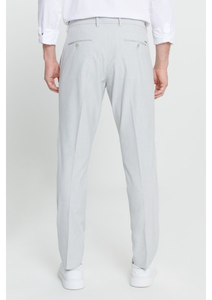 Comfort Fit Rahat Kesim Yan Cepli Desenli Beli Lastikli Pantolon