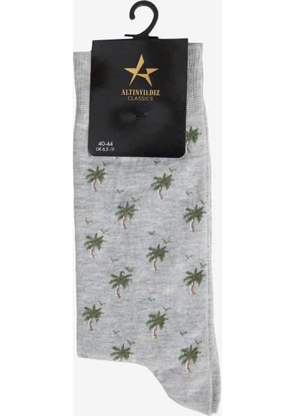 Desenli Pamuklu Casual Çorap