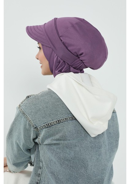 Çıkarılabilir Siperlikli Bone,türban,b-82