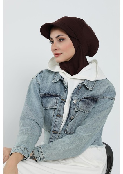 Çıkarılabilir Siperlikli Bone,türban,b-82