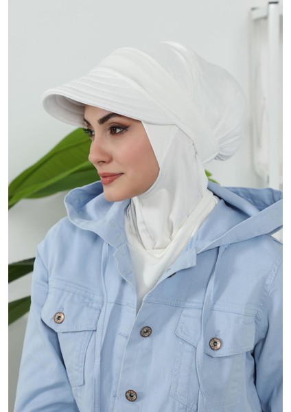 Çıkarılabilir Siperlikli Bone,türban,b-82