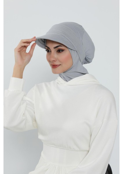 Çıkarılabilir Siperlikli Bone,türban,b-82
