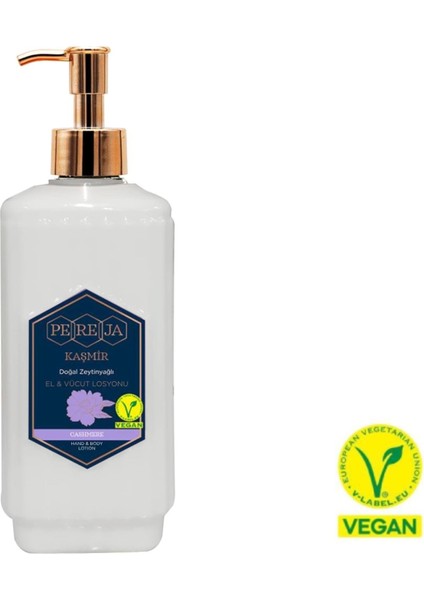Kaşmir Doğal Zeytinyağlı El ve Vücut Losyonu 250 ml