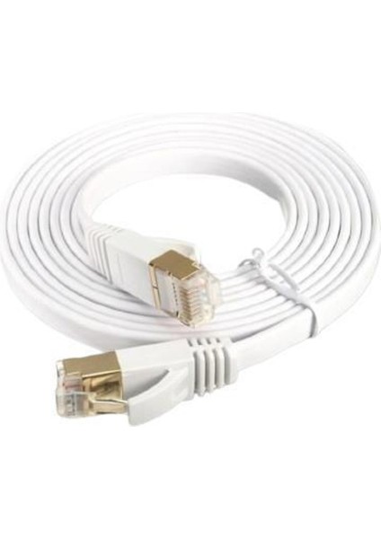 Cat7 Ethernet RJ45 Modem Internet Kablosu 1 Metre 10GBPS 600MHZ