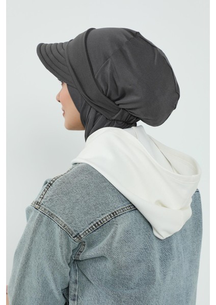 Çıkarılabilir Siperlikli Bone,türban,b-82