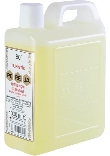 Limon Kolonyası 1 Lt Tutmalı Bidon