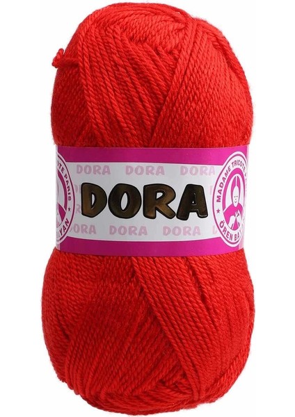 Dora El Örgü İpiFlaş Kırmızı 144