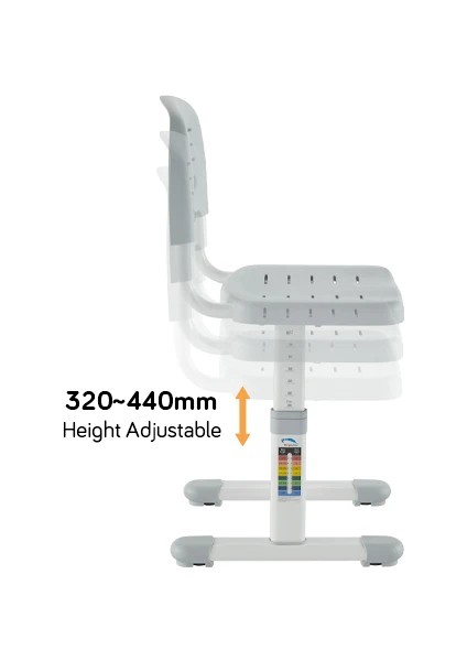 Ayarlanabilir Ergonomik Çocuk Aktivite Masası (3-10 Yaş-Gri)