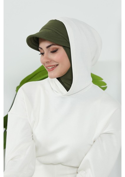Çıkarılabilir Siperlikli Bone,türban,b-82