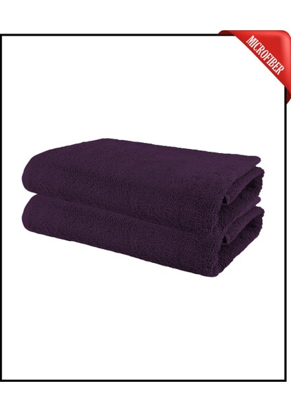 2 Adet Büyük Boy Mikrofiber 50 x 90 cm , Fitness Havlusu , Spor Havlusu , Kuaför Havlusu