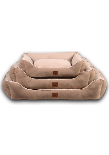 Lucy, Çift Taraflı Minderli, Ultra Yumuşak, Kaydırmaz Tabanlı, Yıkanabilir Kedi ve Köpek Yatağı