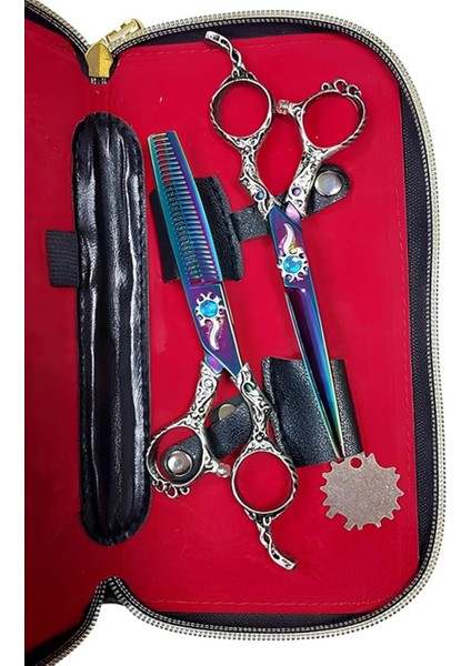 Japon Nakamura Saç Kesim Makas Seti Rainbow Elit Premium Set