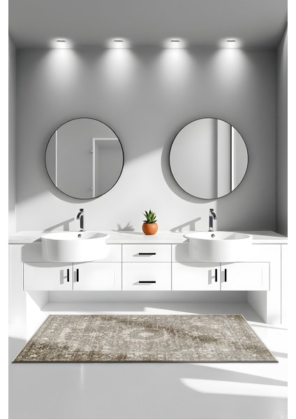 Dekoratif Özel Tasarım Yıkanabilir,ince, Kaymaz Tabanlı, Modern Halı KECE-FR08 fırsatları