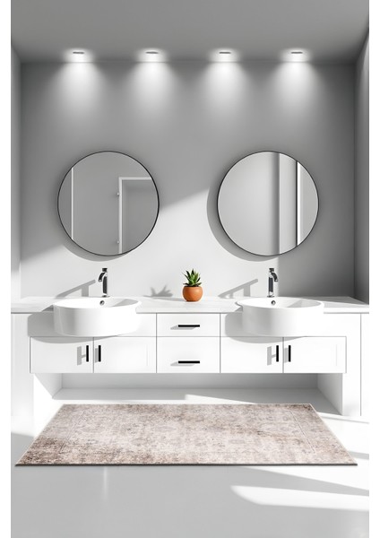 Dekoratif Özel Tasarım Yıkanabilir,ince, Kaymaz Tabanlı, Modern Halı KECE-FR09 fırsatları