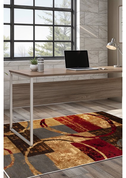 Dekoratif Özel Tasarım Yıkanabilir,ince, Kaymaz Tabanlı, Modern Halı KECE-FR06 modelleri