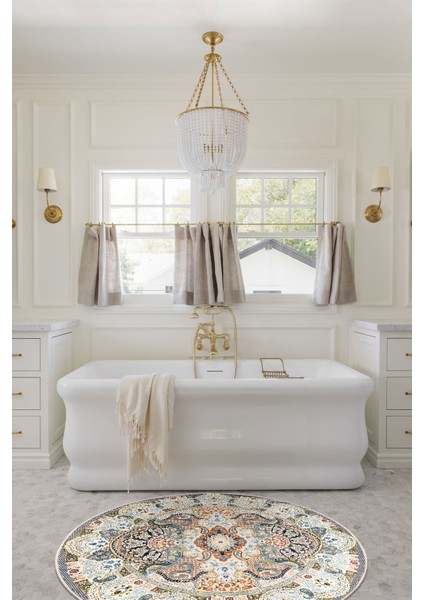 Dekoratif Özel Tasarım Yıkanabilir,ince, Kaymaz Tabanlı, Modern Halı KECE-FR23 fırsatları