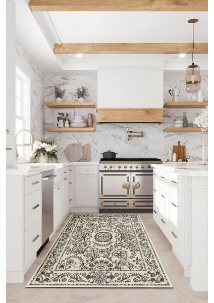 Dekoratif Özel Tasarım Yıkanabilir,ince, Kaymaz Tabanlı, Modern Halı KECE-FR35 indirimleri