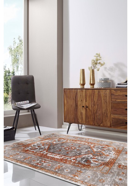 Dekoratif Özel Tasarım Yıkanabilir,ince, Kaymaz Tabanlı, Modern Halı KECE-FR37