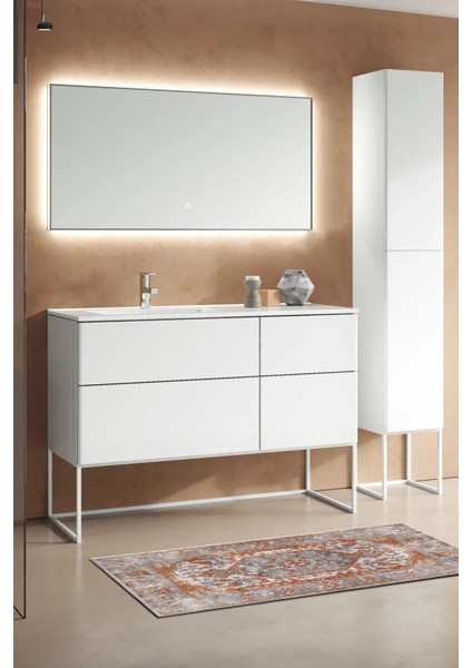 Dekoratif Özel Tasarım Yıkanabilir,ince, Kaymaz Tabanlı, Modern Halı KECE-FR37