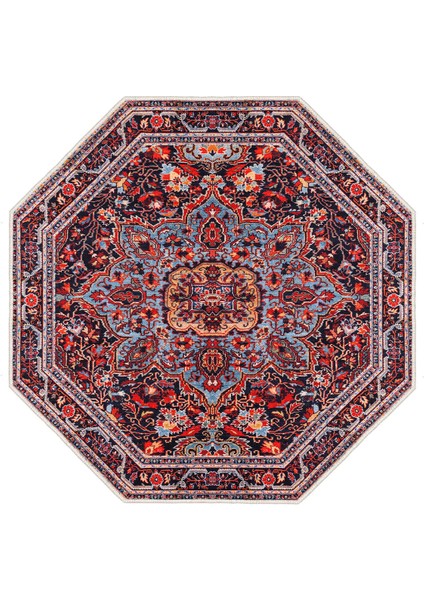 Dekoratif Özel Tasarım Yıkanabilir,ince, Kaymaz Tabanlı, Modern Halı KECE-FR51