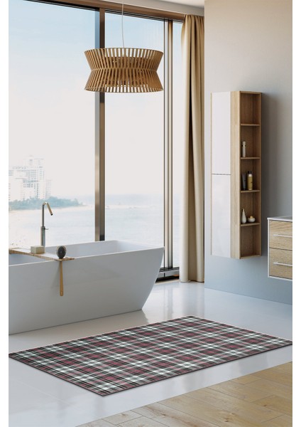 Dekoratif Özel Tasarım Yıkanabilir,ince, Kaymaz Tabanlı, Modern Halı KECE-FR41 fırsatları