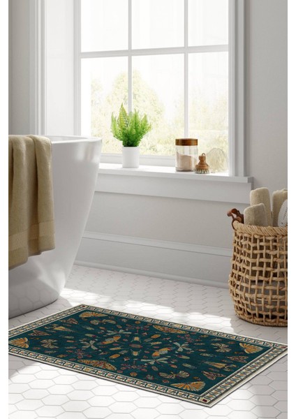 Dekoratif Özel Tasarım Yıkanabilir,ince, Kaymaz Tabanlı, Modern Halı KECE-FR64 fırsatları