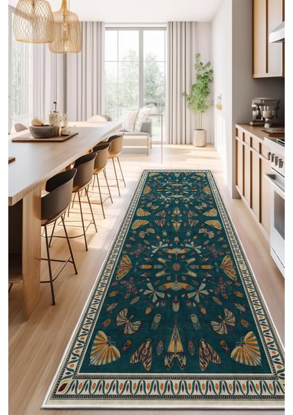 Dekoratif Özel Tasarım Yıkanabilir,ince, Kaymaz Tabanlı, Modern Halı KECE-FR64 indirimleri