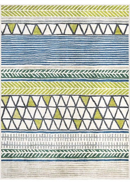 Dekoratif Özel Tasarım Yıkanabilir,ince, Kaymaz Tabanlı, Modern Halı KECE-FR111