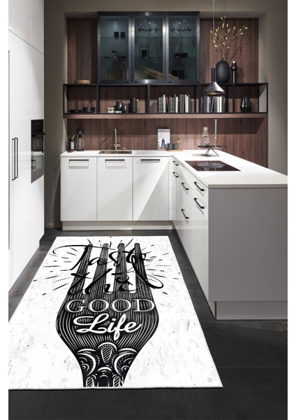 Dekoratif Özel Tasarım Yıkanabilir,ince, Kaymaz Tabanlı, Modern Halı WOOKECE1689 fırsatları