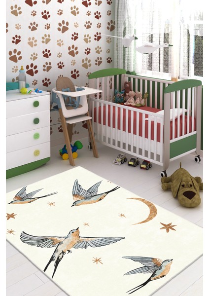 Dekoratif Özel Tasarım Yıkanabilir,ince, Kaymaz Tabanlı, Modern Halı WOOKECE1692 modelleri