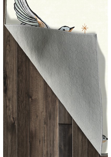 Dekoratif Özel Tasarım Yıkanabilir,ince, Kaymaz Tabanlı, Modern Halı WOOKECE1692 indirimleri