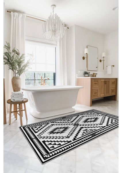 Modern Dekoratif Yıkanabilir Kaymaz Taban Halı – İnce, Yumuşak Salon Halısı, Mutfak Halısı ve Yolluk fırsatları