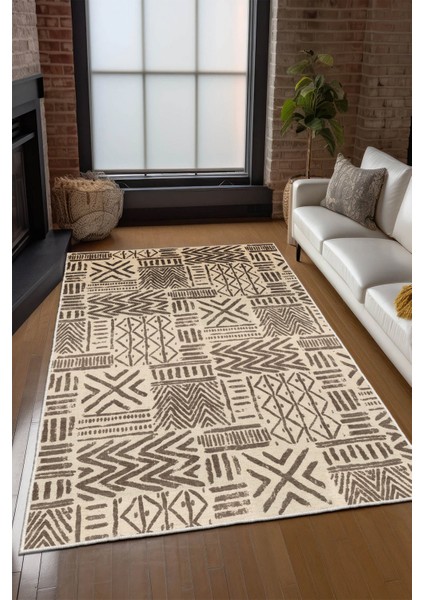 Dekoratif Özel Tasarım Yıkanabilir,ince, Kaymaz Tabanlı, Modern Halı INFKECE09 modelleri