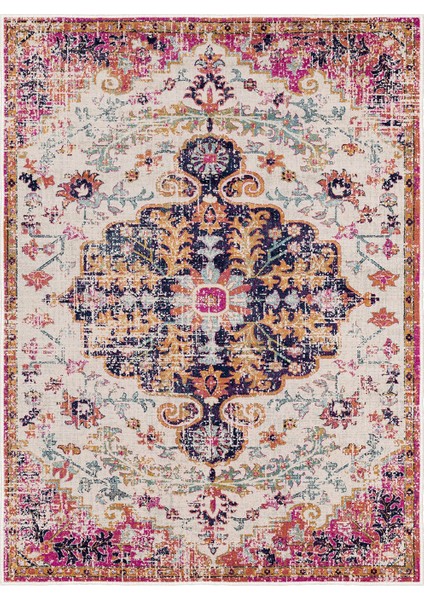 Dekoratif Özel Tasarım Yıkanabilir,ince, Kaymaz Tabanlı, Modern Halı KECE-FR44