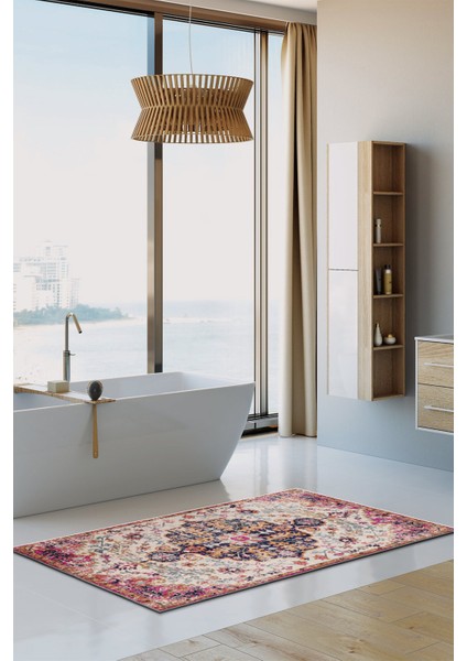 Dekoratif Özel Tasarım Yıkanabilir,ince, Kaymaz Tabanlı, Modern Halı KECE-FR44 fırsatları