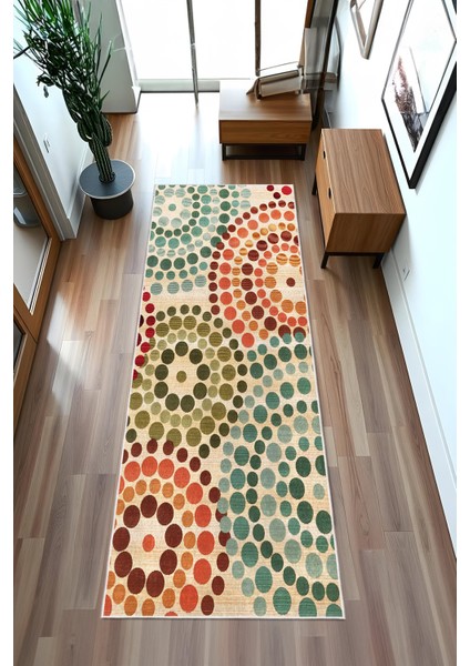 Dekoratif Özel Tasarım Yıkanabilir,ince, Kaymaz Tabanlı, Modern Halı KECE-FR92