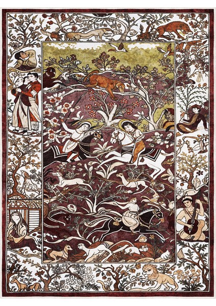 Modern Dekoratif Yıkanabilir Kaymaz Taban Halı – İnce, Yumuşak Salon Halısı, Mutfak Halısı ve Yolluk