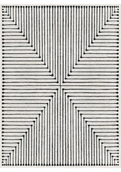 Dekoratif Özel Tasarım Yıkanabilir,ince, Kaymaz Tabanlı, Modern Halı KECE-FR29