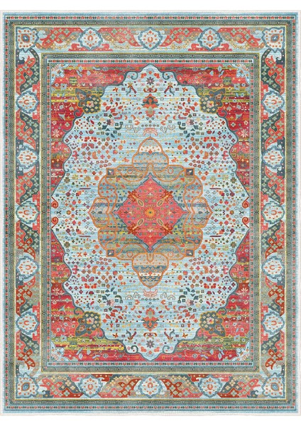 Dekoratif Özel Tasarım Yıkanabilir,ince, Kaymaz Tabanlı, Modern Halı KECE-FR30