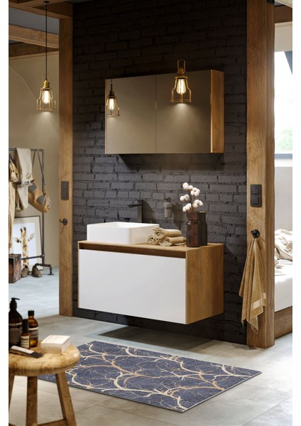 Dekoratif Özel Tasarım Yıkanabilir,ince, Kaymaz Tabanlı, Modern Halı KECE-FR57 fırsatları