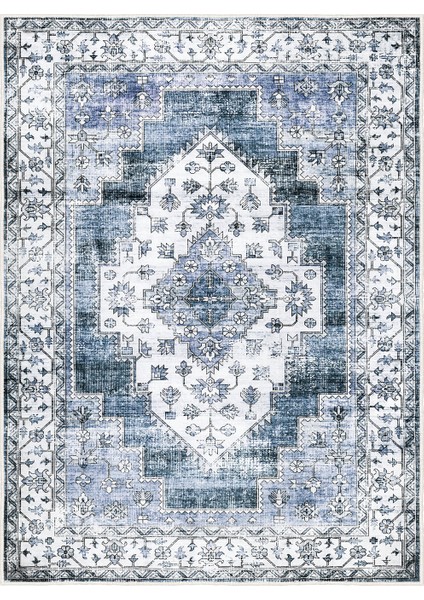 Dekoratif Özel Tasarım Yıkanabilir,ince, Kaymaz Tabanlı, Modern Halı KECE-FR84