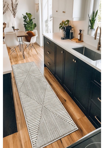 Dekoratif Özel Tasarım Yıkanabilir,ince, Kaymaz Tabanlı, Modern Halı KECE-FR55 indirimleri