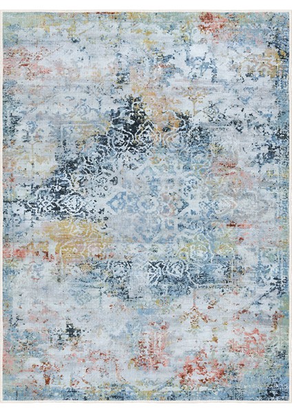 Dekoratif Özel Tasarım Yıkanabilir,ince, Kaymaz Tabanlı, Modern Halı KECE-FR102