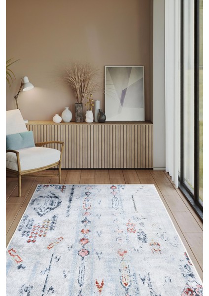 Dekoratif Özel Tasarım Yıkanabilir,ince, Kaymaz Tabanlı, Modern Halı KECE-FR106 modelleri