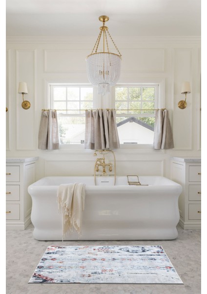 Dekoratif Özel Tasarım Yıkanabilir,ince, Kaymaz Tabanlı, Modern Halı KECE-FR106 fırsatları